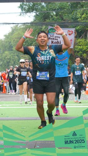 Race photo from Mangkunegaran Run 2025
