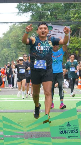 Race photo from Mangkunegaran Run 2025