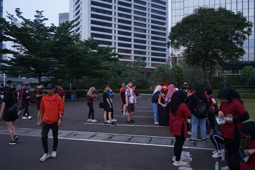 Race photo from Assurance Fun Run 2024