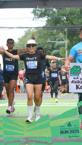 Race photo from Mangkunegaran Run 2025