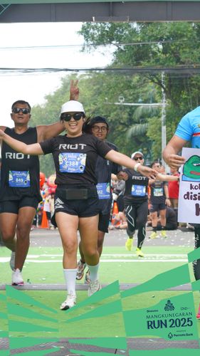 Race photo from Mangkunegaran Run 2025
