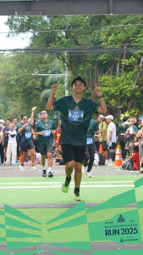 Race photo from Mangkunegaran Run 2025