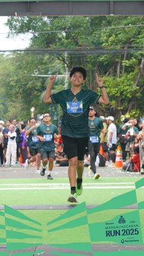 Race photo from Mangkunegaran Run 2025
