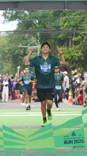 Race photo from Mangkunegaran Run 2025
