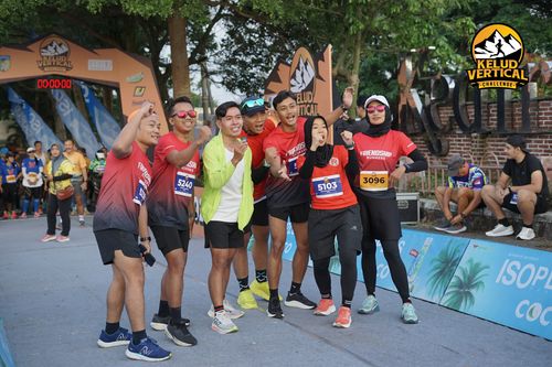 Race photo from Kelud Vertical Challenge 2024
