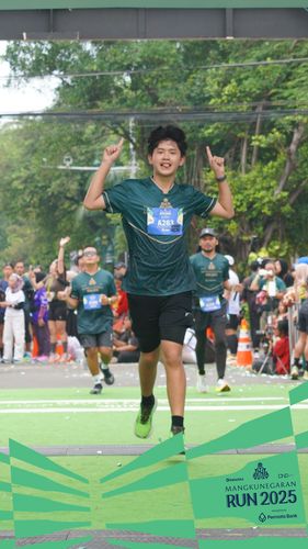 Race photo from Mangkunegaran Run 2025