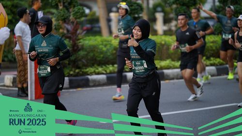 Race photo from Mangkunegaran Run 2025