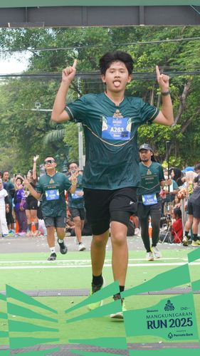 Race photo from Mangkunegaran Run 2025