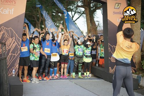 Race photo from Kelud Vertical Challenge 2024