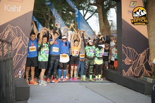 Race photo from Kelud Vertical Challenge 2024