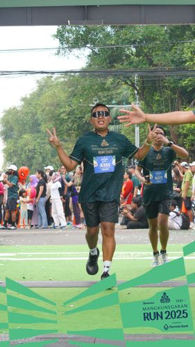 Race photo from Mangkunegaran Run 2025