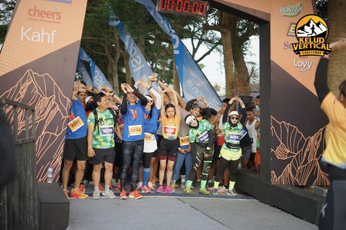 Race photo from Kelud Vertical Challenge 2024
