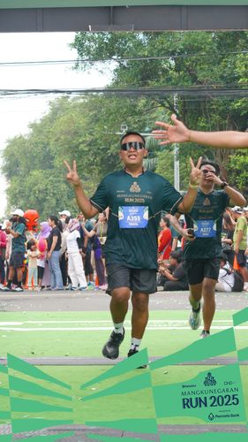 Race photo from Mangkunegaran Run 2025