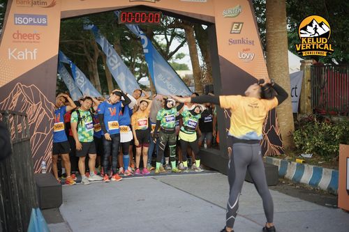 Race photo from Kelud Vertical Challenge 2024
