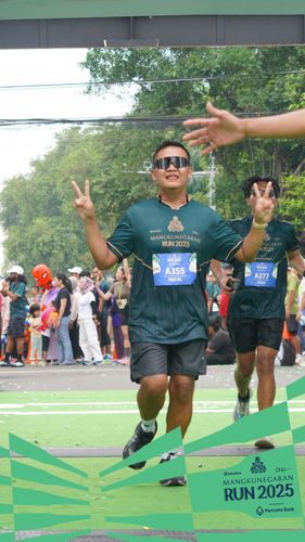 Race photo from Mangkunegaran Run 2025