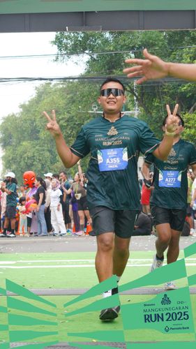 Race photo from Mangkunegaran Run 2025
