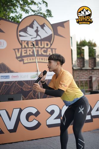 Race photo from Kelud Vertical Challenge 2024
