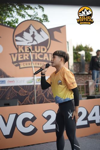 Race photo from Kelud Vertical Challenge 2024