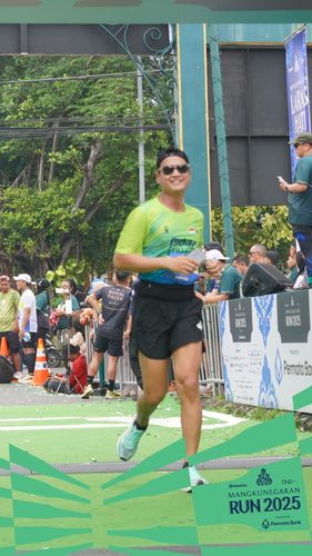 Race photo from Mangkunegaran Run 2025