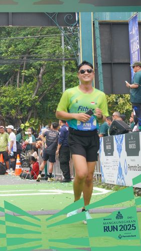Race photo from Mangkunegaran Run 2025