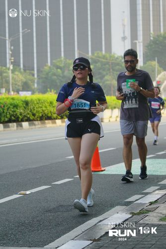 Race photo from Nu Skin Run 10K