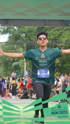 Race photo from Mangkunegaran Run 2025
