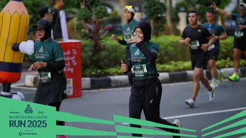 Race photo from Mangkunegaran Run 2025