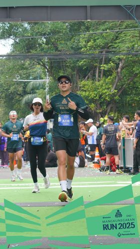 Race photo from Mangkunegaran Run 2025