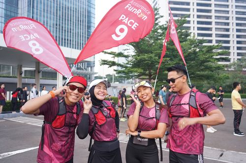 Race photo from Assurance Fun Run 2024