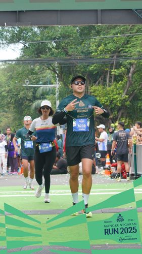 Race photo from Mangkunegaran Run 2025
