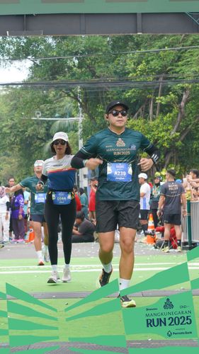Race photo from Mangkunegaran Run 2025