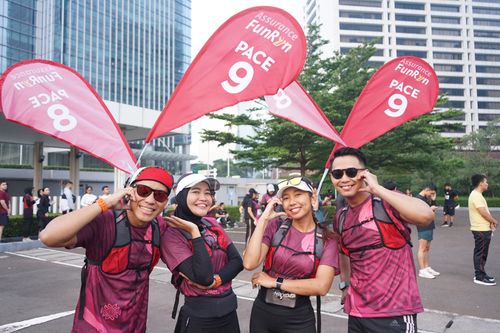 Race photo from Assurance Fun Run 2024