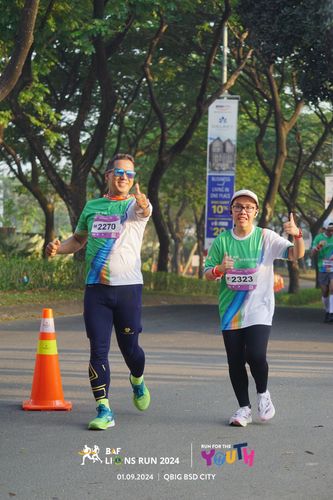 Race photo from BAF LIONS RUN 2024
