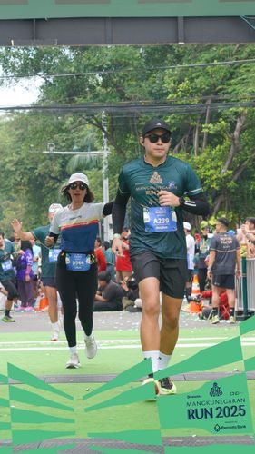 Race photo from Mangkunegaran Run 2025