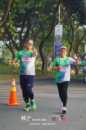 Race photo from BAF LIONS RUN 2024