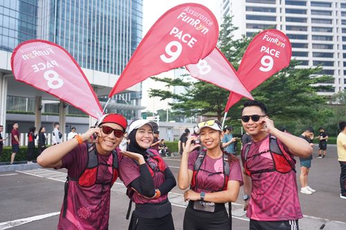 Race photo from Assurance Fun Run 2024
