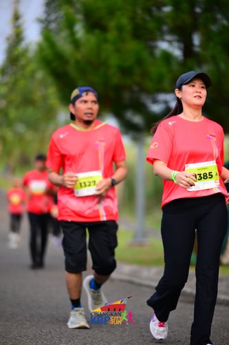 Race photo from CISANGKAN KBP CITY RUN 2025