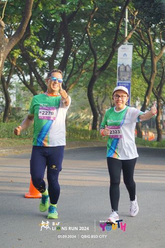 Race photo from BAF LIONS RUN 2024