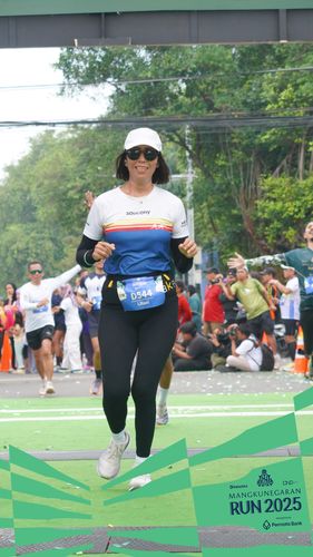 Race photo from Mangkunegaran Run 2025