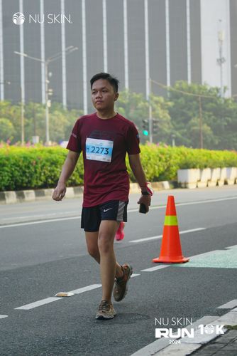 Race photo from Nu Skin Run 10K