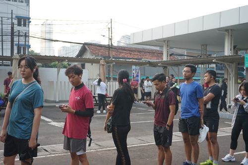 Race photo from Assurance Fun Run 2024