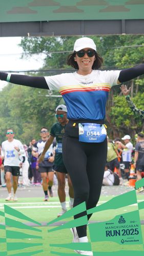 Race photo from Mangkunegaran Run 2025