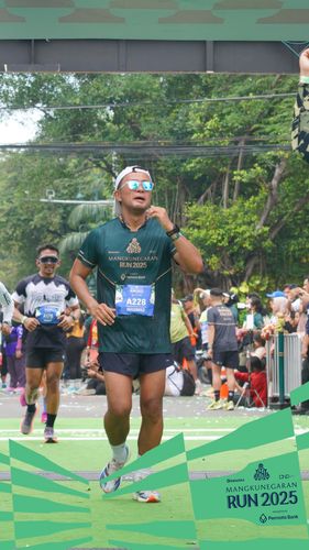 Race photo from Mangkunegaran Run 2025