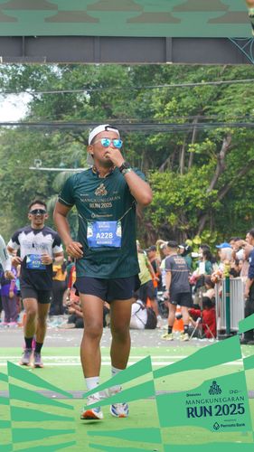 Race photo from Mangkunegaran Run 2025