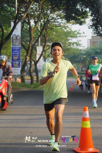 Race photo from BAF LIONS RUN 2024