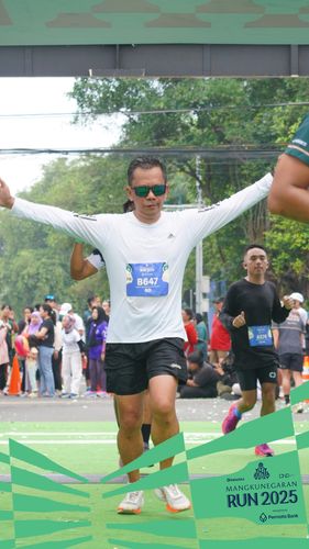 Race photo from Mangkunegaran Run 2025