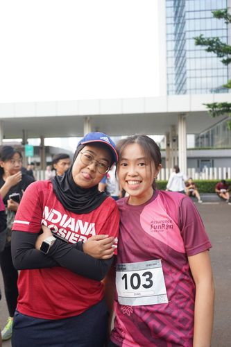 Race photo from Assurance Fun Run 2024