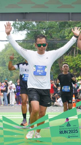 Race photo from Mangkunegaran Run 2025
