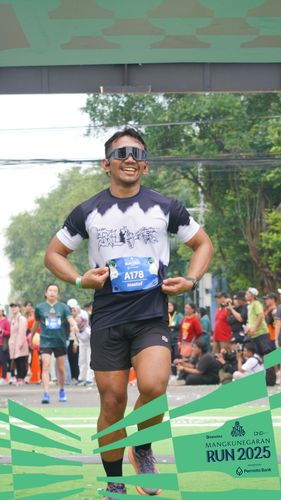 Race photo from Mangkunegaran Run 2025