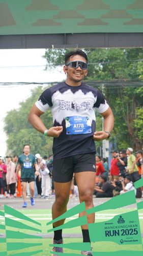 Race photo from Mangkunegaran Run 2025